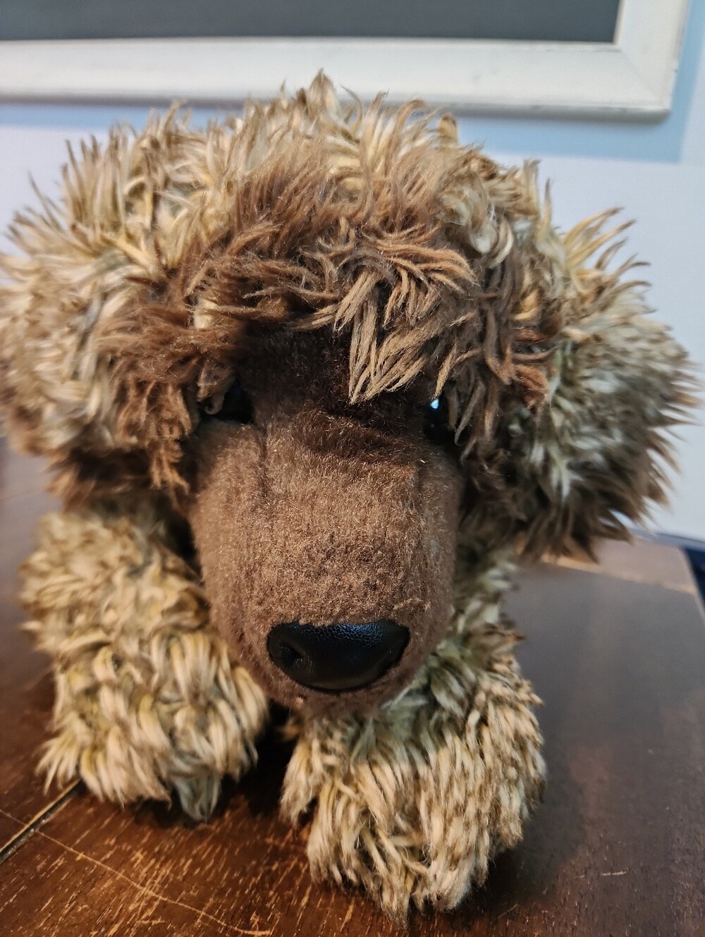 Douglas Cuddle Toys 2455 Thor Plush Brown Dog Puppy Leonberger Deluxe Laying